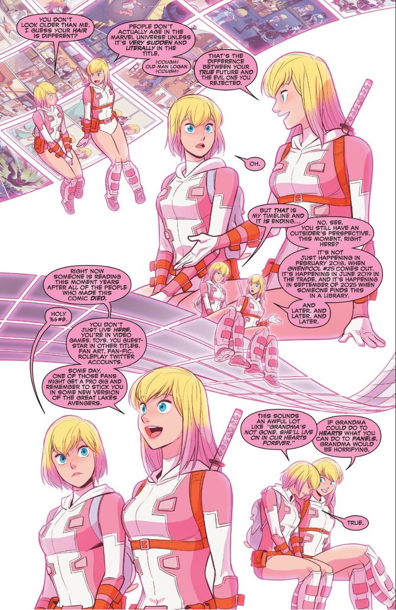 Illustration for article titled The Unbelievable Gwenpool Finale is All About the Incredible Power of Comic Books